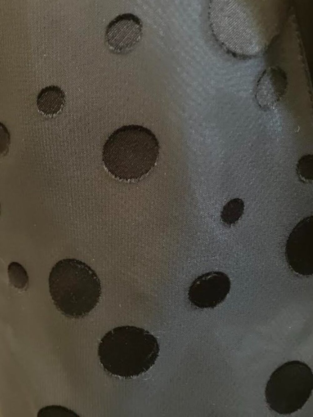 Alex Evenings Vintage 1990s Black Polka Dot Blazer with Sheer Sleeves Medium EUC - Picture 8 of 11